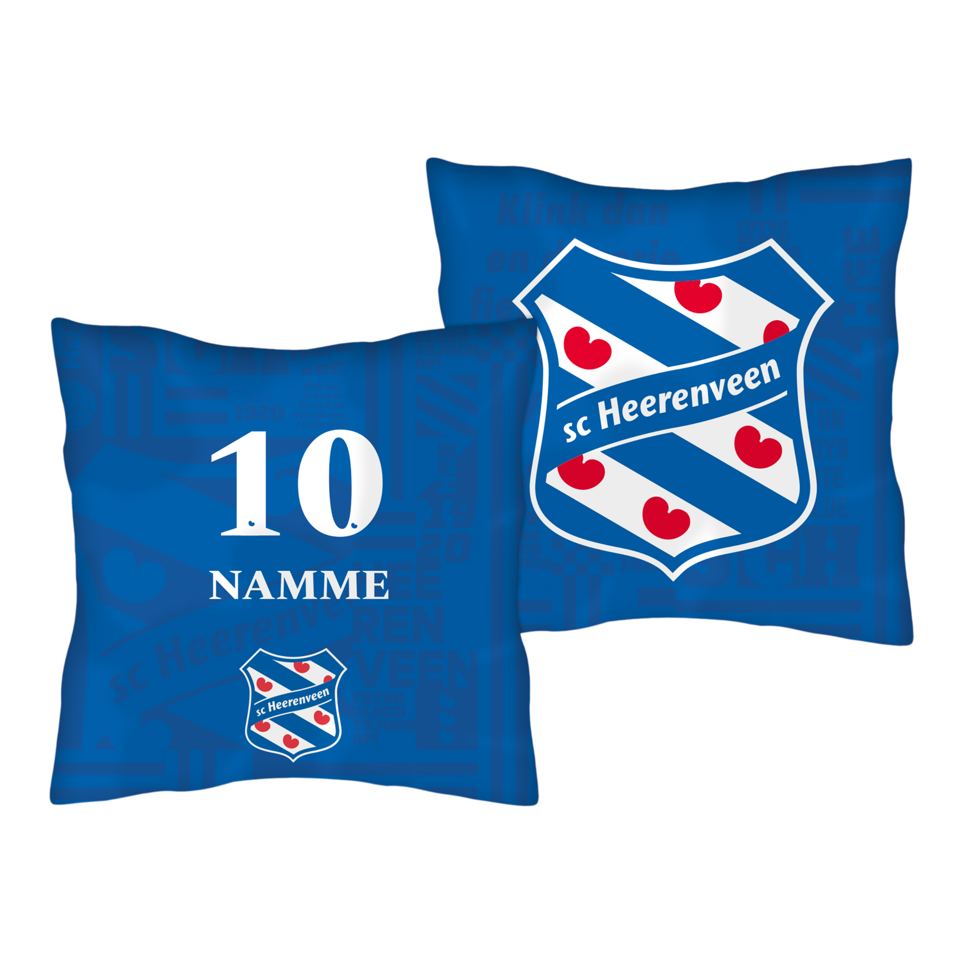 Kussen 40X40 Blauw Gepersonaliseerd