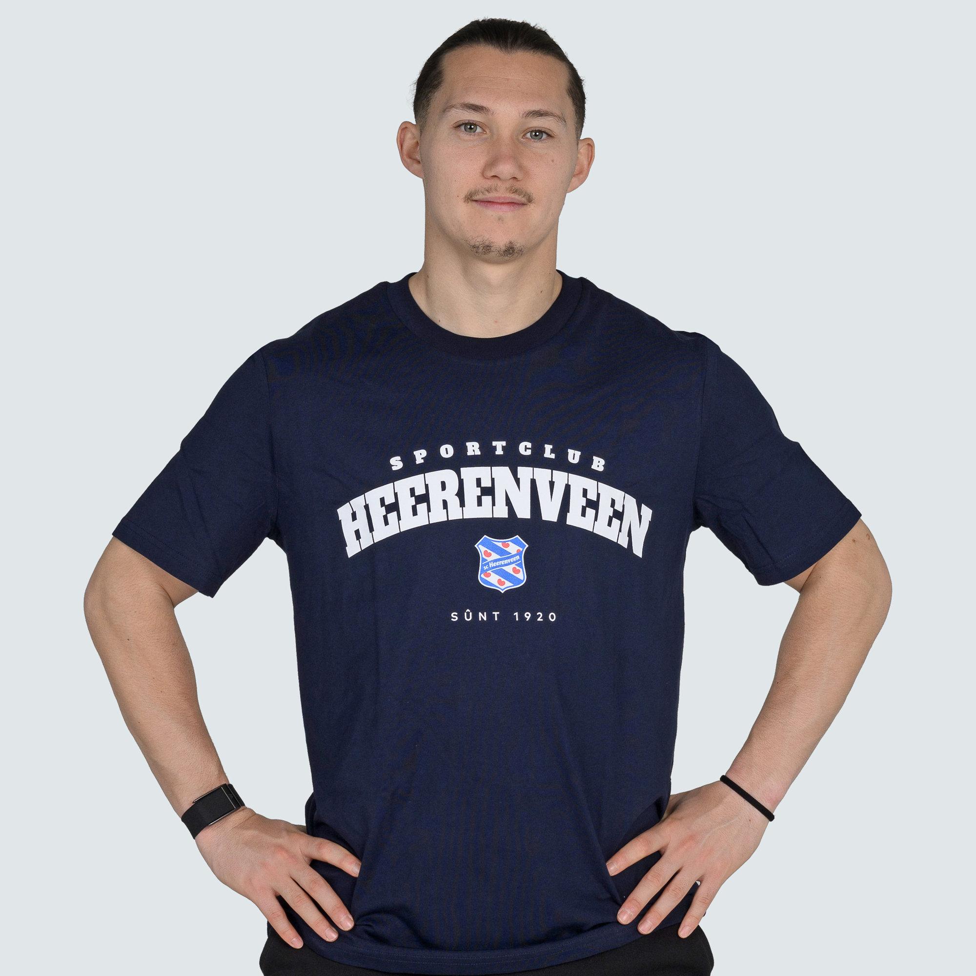 T Shirt SCH Dk Blauw Logo Rivera