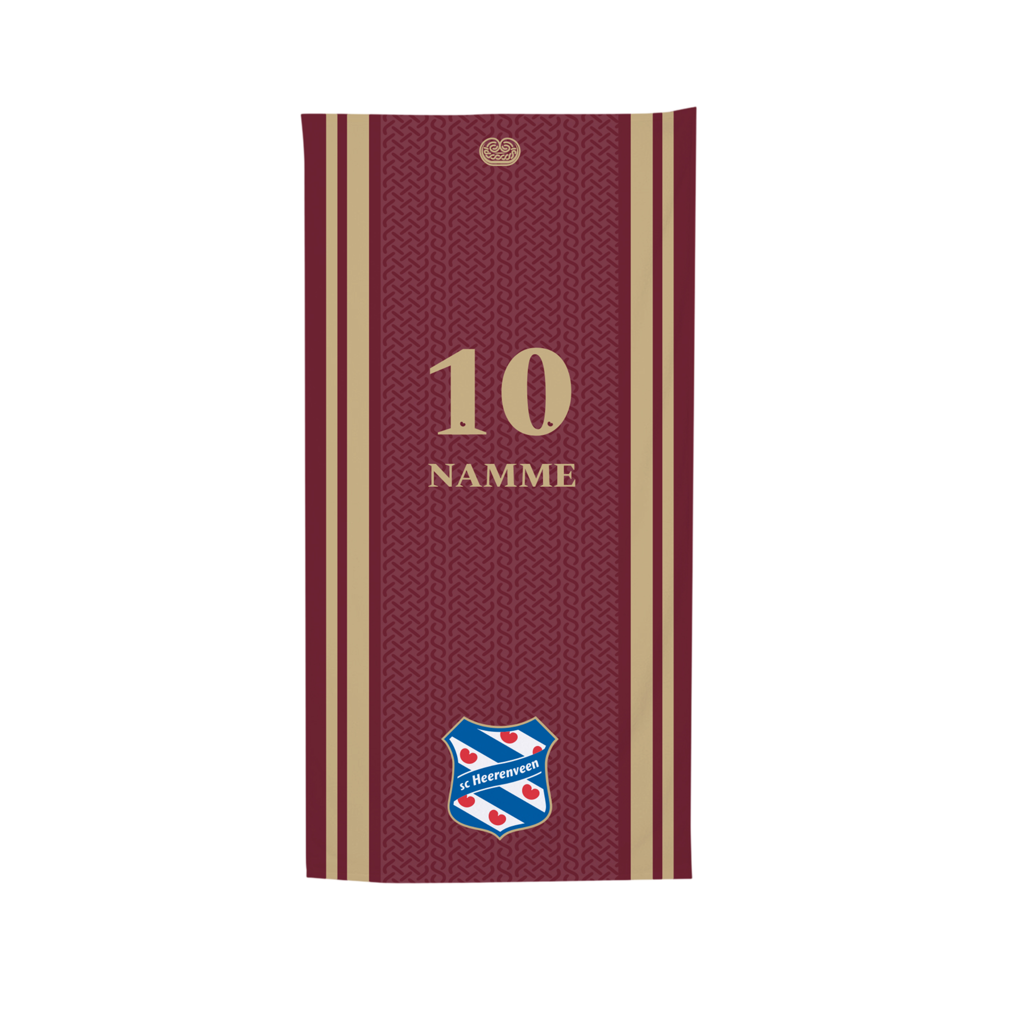 Handdoek Logo Rood Gepersonaliseerd