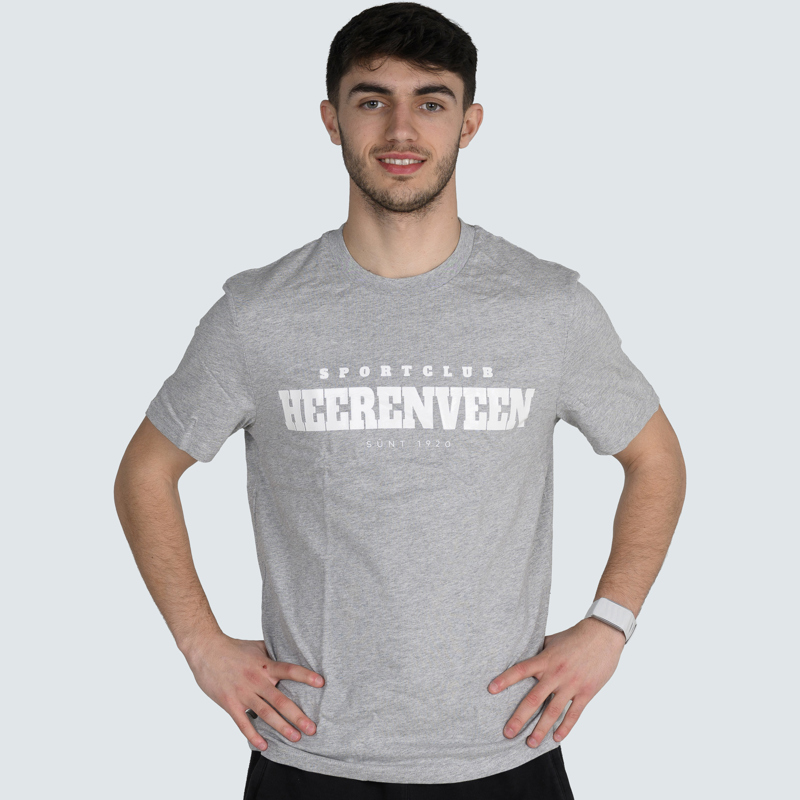 T Shirt Heerenveen grijs