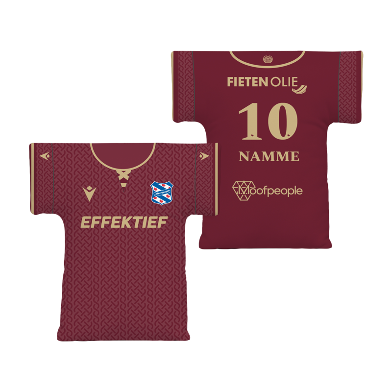 Kussen t-shirt uit 26/27 Gepersonaliseerd