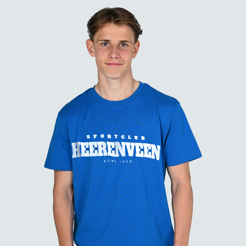 T Shirt heerenveen blauw