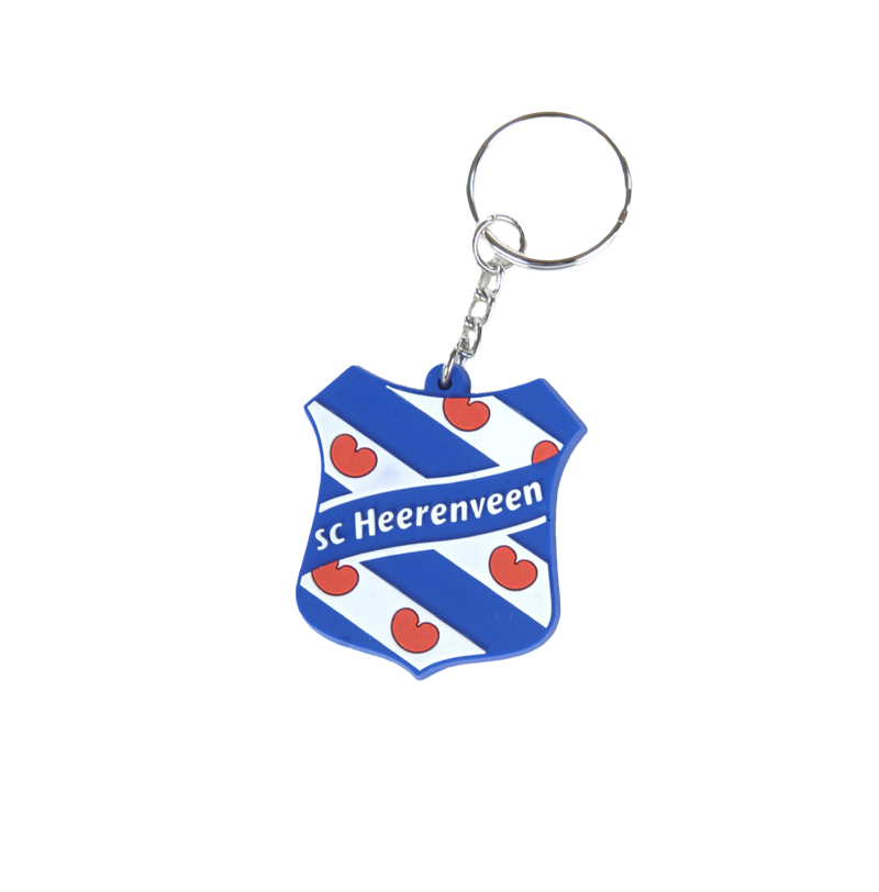 Sleutelhanger met logo rubber