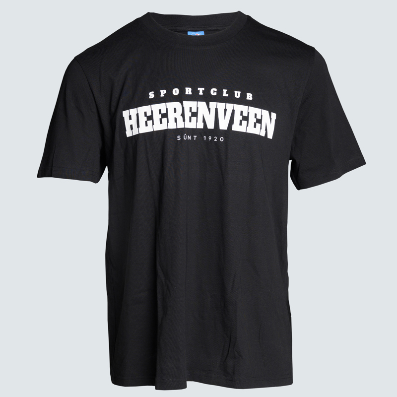 T Shirt Heerenveen Zwart