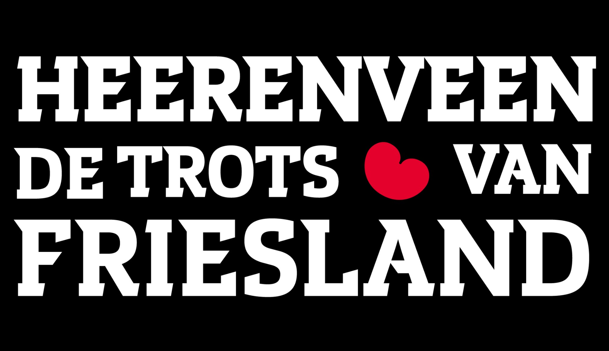 Bumpersticker Trots Van Friesland Zwart