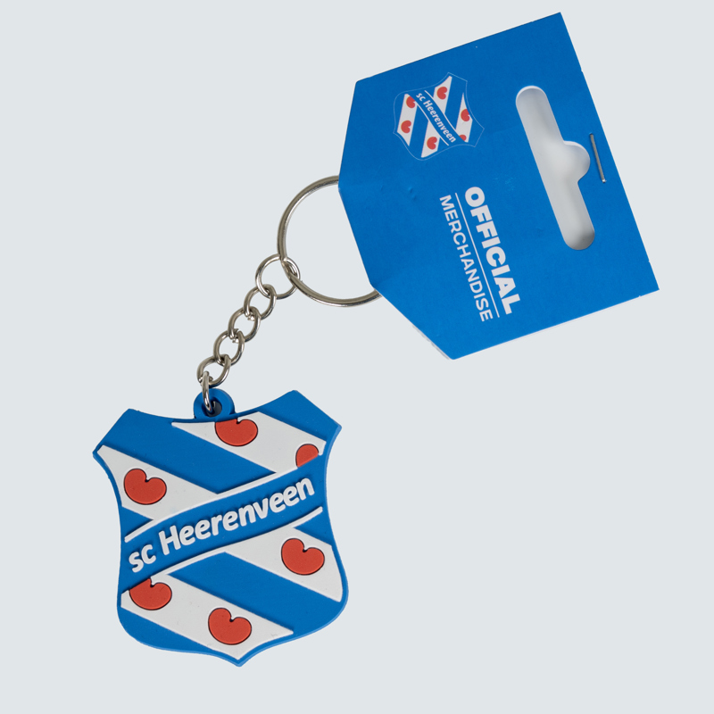 Sleutelhanger met logo rubber