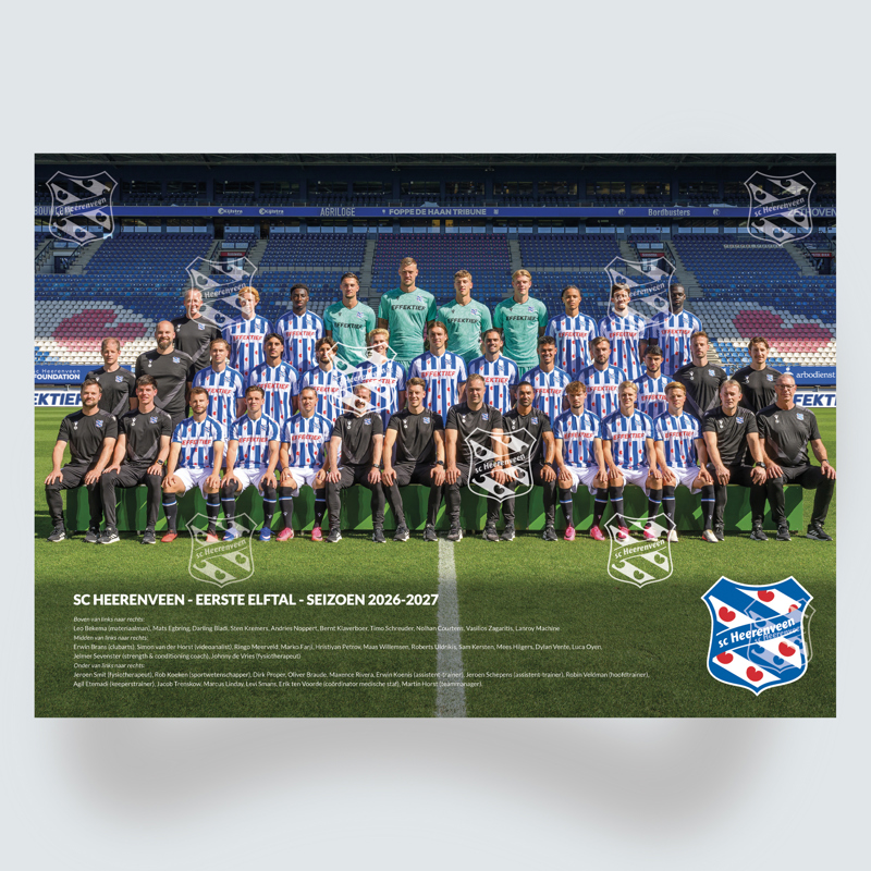 Elftal poster 26/27 mannen
